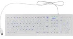 KeySonic KSK-8031INEL-Wh (DE) Hygienetastatur, Industrietastatur, USB, Beleuchtung,