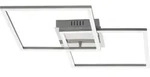 EGLO LED Deckenleuchte Palmaves 1, Deckenlampe, Geb&uuml;rstet, Nickel-Matt, Wei&szlig;, mit
