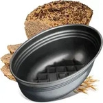 Zenker Brotform oval BLACK METALLIC, Brotbackform mit keramisch verst&auml;rkt