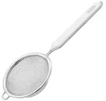 Fackelmann Sieb &Oslash; 7 cm, K&uuml;chensieb aus Edelstahl, feinmaschiger Seiher mit