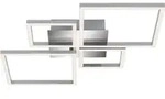 LED Deckenleuchte schwenkbar Dimmbar 48 W silber Metall-Kunststoff Briloner - Wei&szlig;