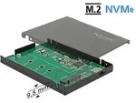 DeLOCK 42609, SSD-Geh&auml;use, M.2, PCI Express, 10 Gbit/s, USB Anschluss, Schwarz