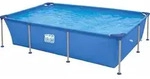 Happy People Stahlrahmenpool 258x179x66cm rechteckig Gartenpool Framepool 77517 -