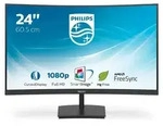 Philips E Line 241E1SC/00, 59,9 cm (23.6"), 1920 x 1080 Pixel, Full HD, LED, 4 ms,