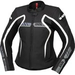 IXS RS-600 1.0 Damen Motorrad Lederjacke, schwarz/wei&szlig;, 42 - Schwarz/Wei&szlig; - 42