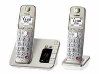 Panasonic KX-TGE262GN Festnetz-Telefon schnurlos integrierter Anrufbeantworter 1