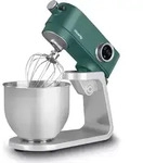 W&Euml;ASY KM128, Standmixer, Silber, Gr&uuml;n, Whisking, Schlagen, Kneten, 5 l, Drehregler,