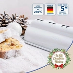 Dr. Oetker Stollenbackform White Christmas Baking, hochwertige Christstollenform,
