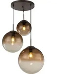 Globo Lighting H&auml;ngeleuchte Metall braun, 3x E27