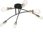 Globo Lighting Deckenleuchte Metall schwarz, altmessing, ohne Schirm, &oslash;: 700mm, H: