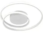 Reality Zibal LED Deckenleuchte 22W ⌀39cm dimmbar Wei&szlig; Matt warmweiss - Wei&szlig;