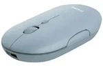 Trust Puck Wiederaufladbare Kabellose Maus, Bluetooth und 2.4 GHz Verbindung via