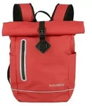 travelite Freizeitrucksack Rucksack Basics Roll-Up Backpack Plane 19L Red rot -...
