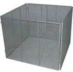 TrendLine Metall-Komposter 100 x 100 x 80 cm - Silber