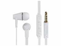 Hama Joy Kopfhörer In-Ear-Mikrofon Flachbandkabel Weiß