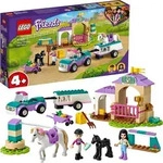 LEGO 41441 Friends Trainingskoppel und Pferdeanh&auml;nger, Pferd Spielzeug ab 4 Jahre