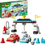 LEGO 10947 DUPLO Rennwagen Spielzeugautos, Spielzeug f&uuml;r Kleinkinder,