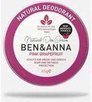 Ben und Anna Vegane Naturkosmetik Deo Dose - Pink Grapefruit