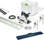 Festool Tauchs&auml;ge TS 55 FEBQ Plus FS 577010 + Tasche Hebelzwinge Splitterschutz