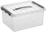 Sunware Aufbewahrungsbox Q-line H6162602 15l Tragegriff tr - Transparent