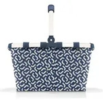 Reisenthel Carrybag, Einkaufswagen, Blau, Aluminium, Polyester, Muster, 22 l, 480 mm