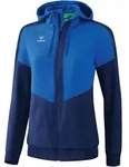 Erima Squad Tracktop Jacke Mit Kapuze Damen - New Royal / New Navy - Blau - 44