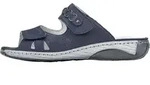 Waldl&auml;ufer Garda Damen Pantolette in Gr. 38.5 - Blau - 38,5
