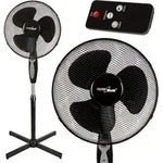 Standventilator mit Fernbedienung 40 Watt 3 Geschwindigkeitsstufen 40cm...
