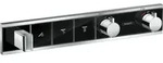 hansgrohe RainSelect Fertigset Unterputzmodell f&uuml;r 3 Verbraucher, 15356600 - Silber
