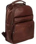 The Chesterfield Brand Austin Business-Rucksack Leder 39 cm Laptopfach - Braun