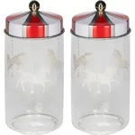 Alessi Circus Gew&uuml;rzbeh&auml;lter 2-Set MW68S2 - Transparent