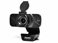 PORT DESIGNS Webcam Full HD 1080p - Schwarz