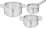 TEFAL NORDICA 6-Teiliges Set Mit Stielkasserolle 16cm + Deckel Und Kocht&ouml;pfen