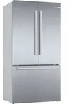 Bosch KFF96PIEP, Freistehend, French door, Edelstahl, Edelstahl, 573 l, SN-T - Silber
