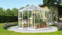 Vitavia Gew&auml;chshaus "Pi 9000" wei&szlig; 3 mm ESG
