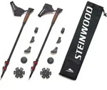 Steinwood Premium 100% Carbon Nordic Walking St&ouml;cke verstellbar mit Teleskop und