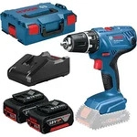 Bosch Akku-Bohrschrauber GSR 18V-21 / 2x 4,0 Ah Akku + Ladeger&auml;t in L-Boxx