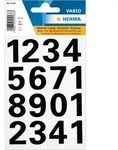 HERMA Numbers 25mm 0-9 weatherproof film black 1 sheet - Schwarz