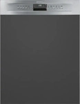 SMEG PL234CXDE, Smeg PL234CXDE Geschirrsp&Atilde;1/4ler, Edelstahldekor, 59,8 cm Breite, 13