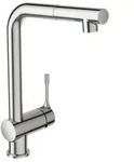 Ideal Standard K&uuml;chenarmatur Ceralook hoher Auslauf mit 1-Funktionsbrause, Ausladung
