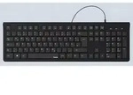 Hama KC-200, Volle Gr&ouml;&szlig;e (100%), Kabelgebunden, USB, QWERTZ, Schwarz - Schwarz