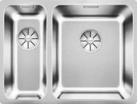 Blanco 526130, BLANCO SOLIS 340/180-IF Edelstahl B&uuml;rstfinish Silber