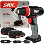 SKIL 20V 2842 AC Akku-Bohrschrauber (2x1,5Ah) F0152842AC - Wei&szlig;