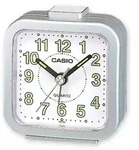 Casio > Wecker Analog silberfarben Tagesalarm Neo-Display > TQ-141-8EF - Silber/Wei&szlig;