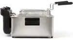 Livoo DOC217, Fritteuse, 6 l, 3,2 kg, 190 &deg;C, Doppel, Silber - Silber