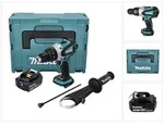 Makita DHP 458 F1J Akku Schlagbohrschrauber 18 V 91 Nm + 1x Akku 3,0 Ah +...