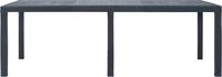 vidaXL Gartentisch Anthrazit 220x90x72 cm Kunststoff Rattan-Optik