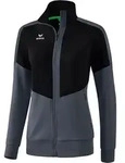 Erima Squad Worker Jacke Damen - Schwarz / Slate Grey - Schwarz - 36