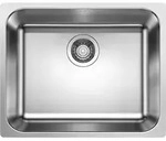 Sp&uuml;le Blanco SUPRA 500-IF R12 500 x 540 mm edelstahl b&uuml;rstfinish 526351 - Silber