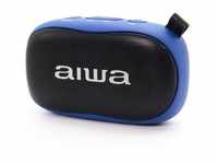 Aiwa Bluetooth Tragbarer Lautsprecher BS-110BL Soundbox Player blau